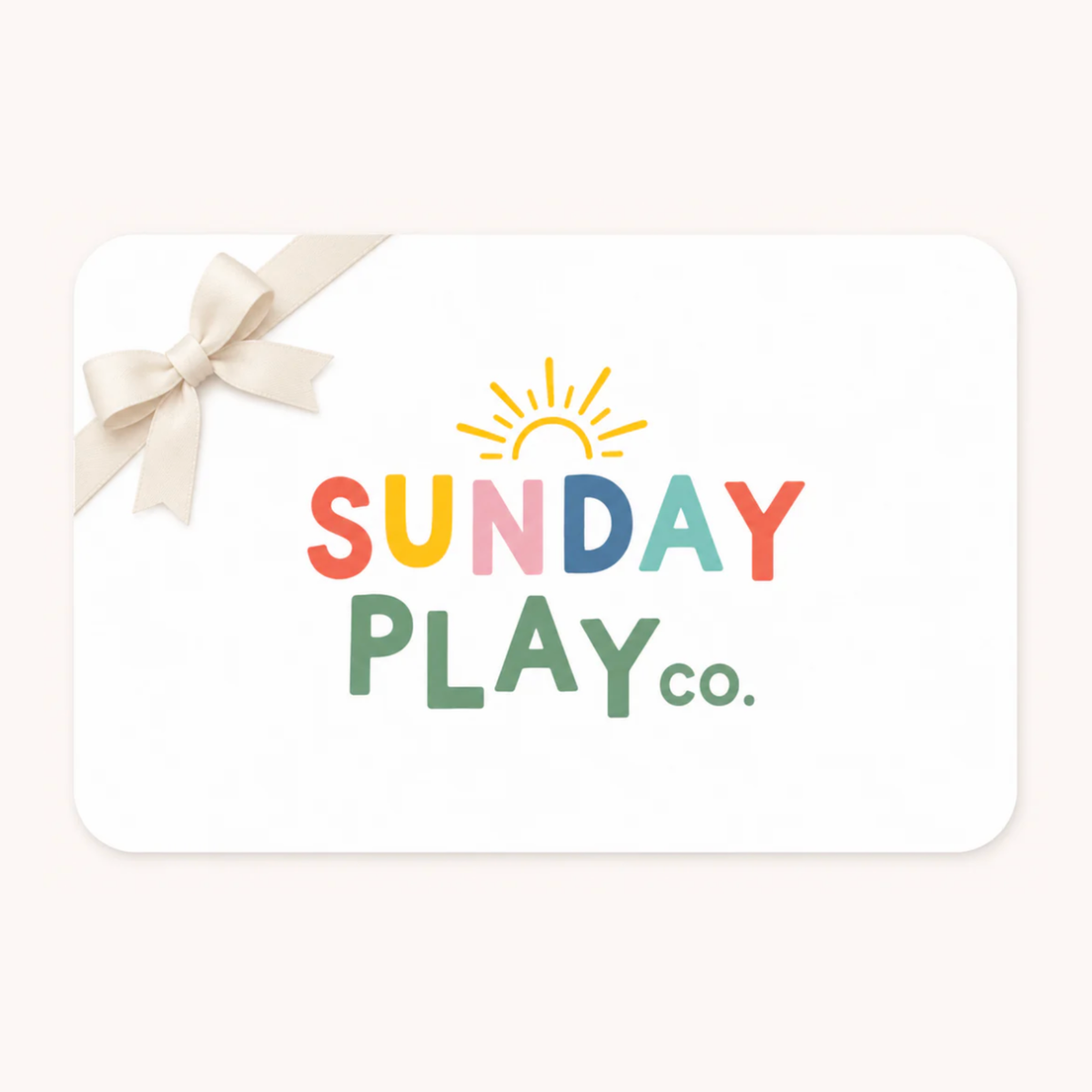 Sunday Play Co Digital Gift Card