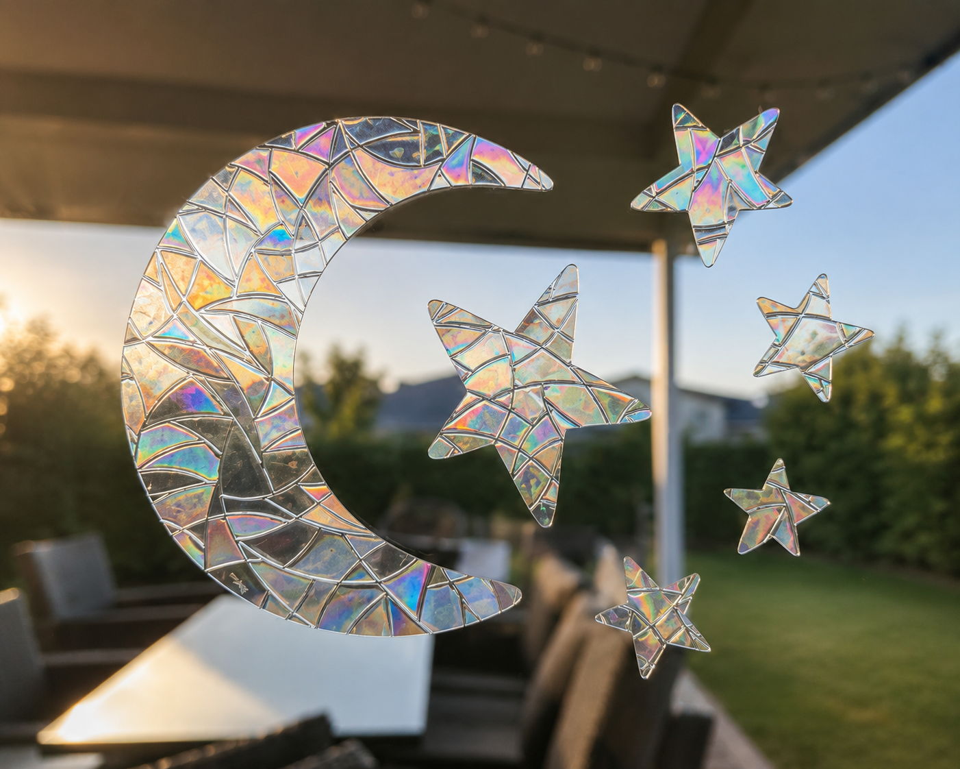 Moon & Stars Suncatcher